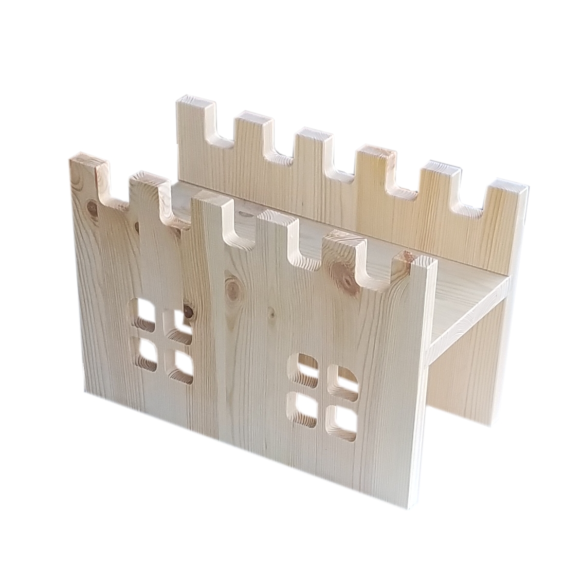 Wutzenburg Wehrgang mit Fenstern einseitig