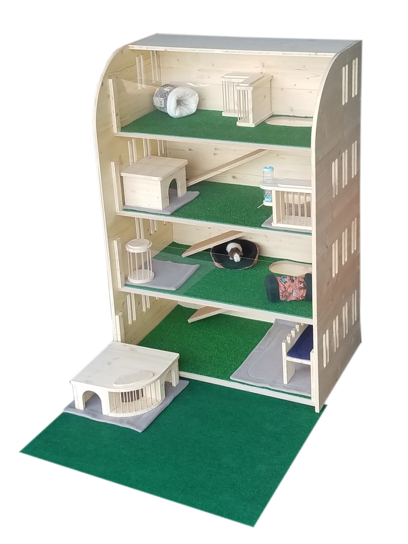 Schweinchenhochhaus 4 Etagen